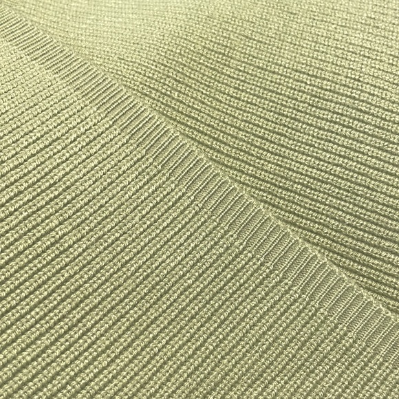 Classy Green Wrap Tie Waist Dolman Sweater Dress M - Picture 7 of 7